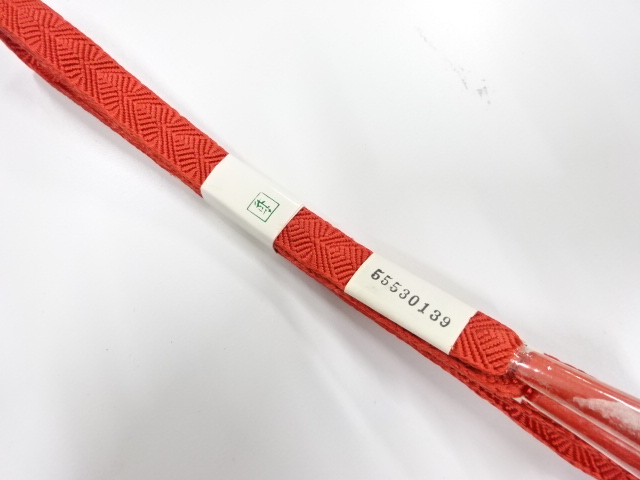 未使用品　正絹　手組帯締め